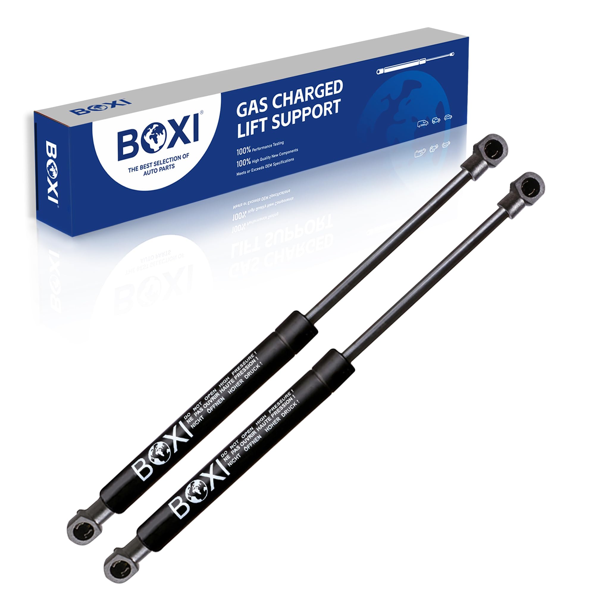 Amazon.com: BOXI Qty(2) Rear Glass Window Lift Supports Gas Shocks